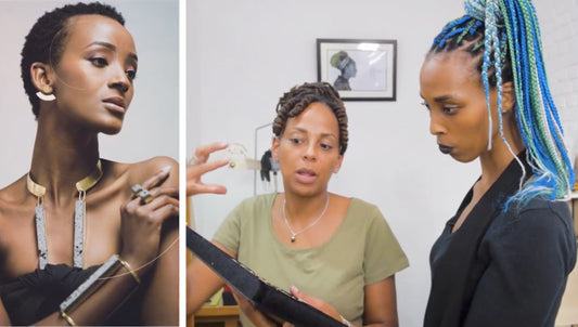 La fabrication des bijoux, le parcours de Sarah Legrand "Avanc'Afrique! "
