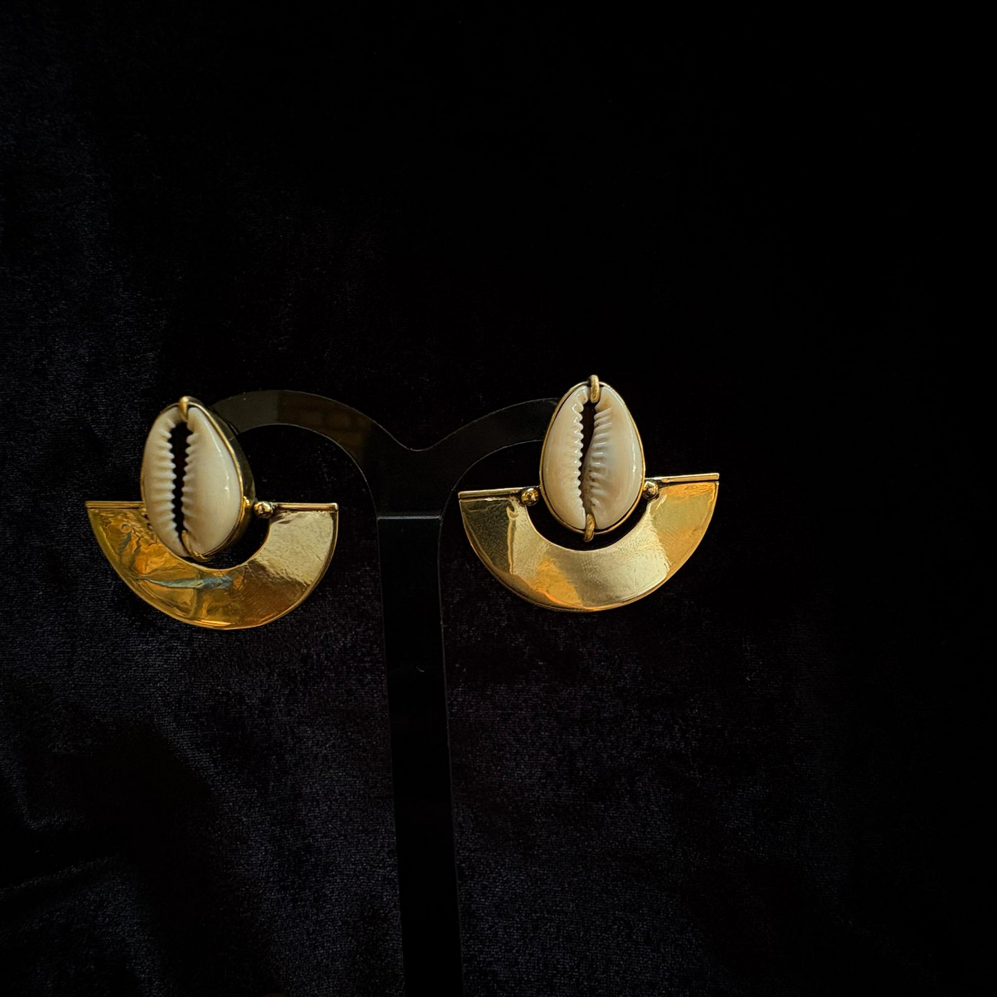 White Corie Earrings