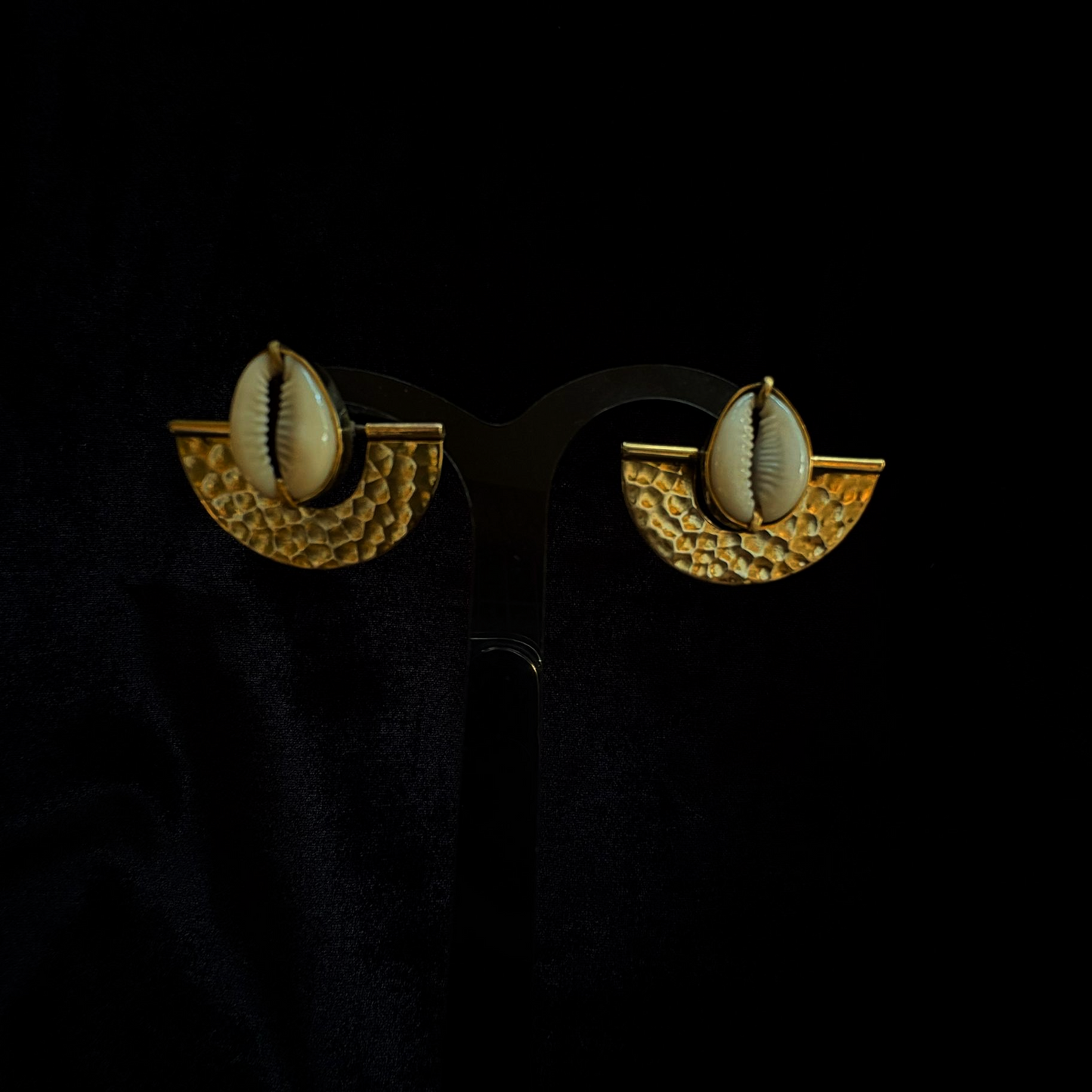 White Corie Earrings