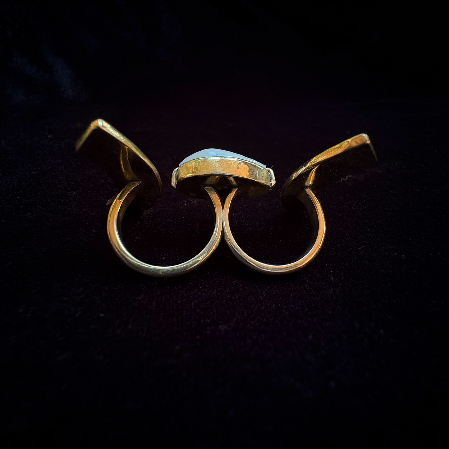 Double Moon Ring