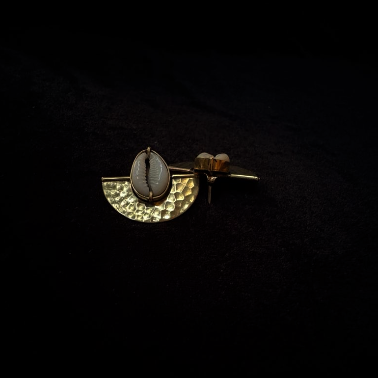 White Corie Earrings