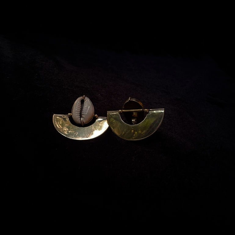 White Corie Earrings