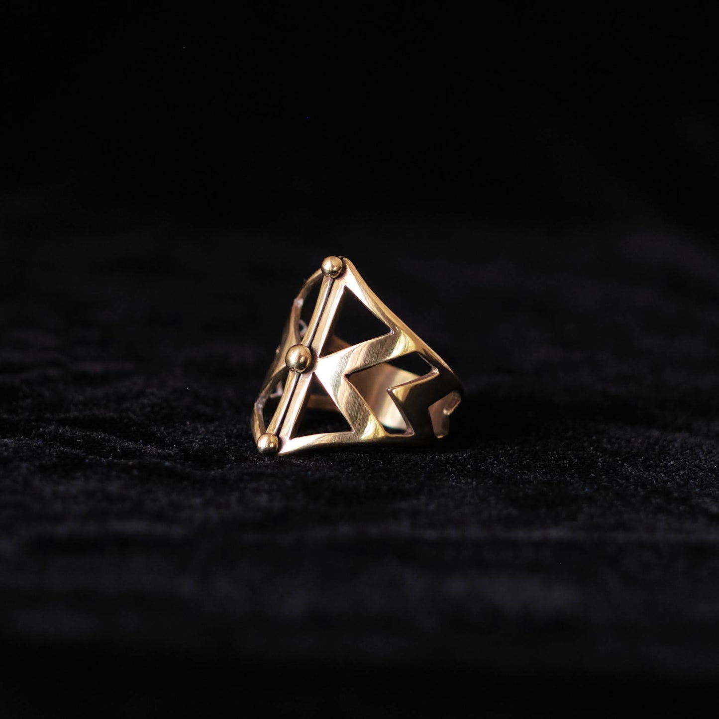 Imigongo Corset Ring (Angles)