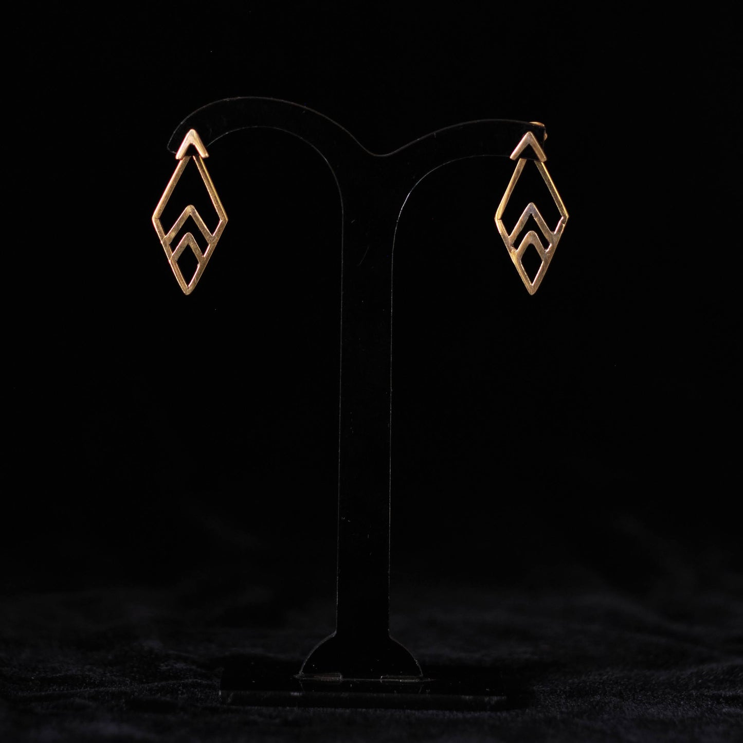 Double Imigongo earring