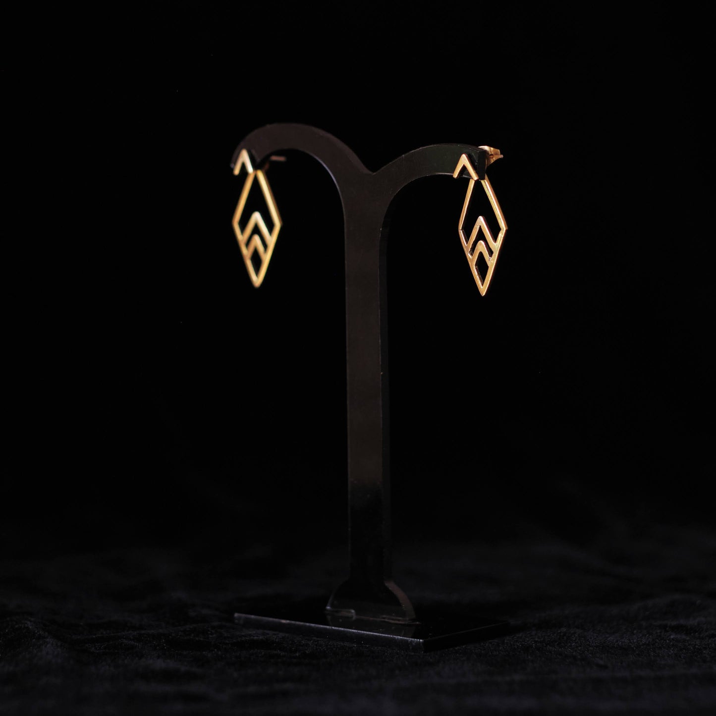 Double Imigongo earring