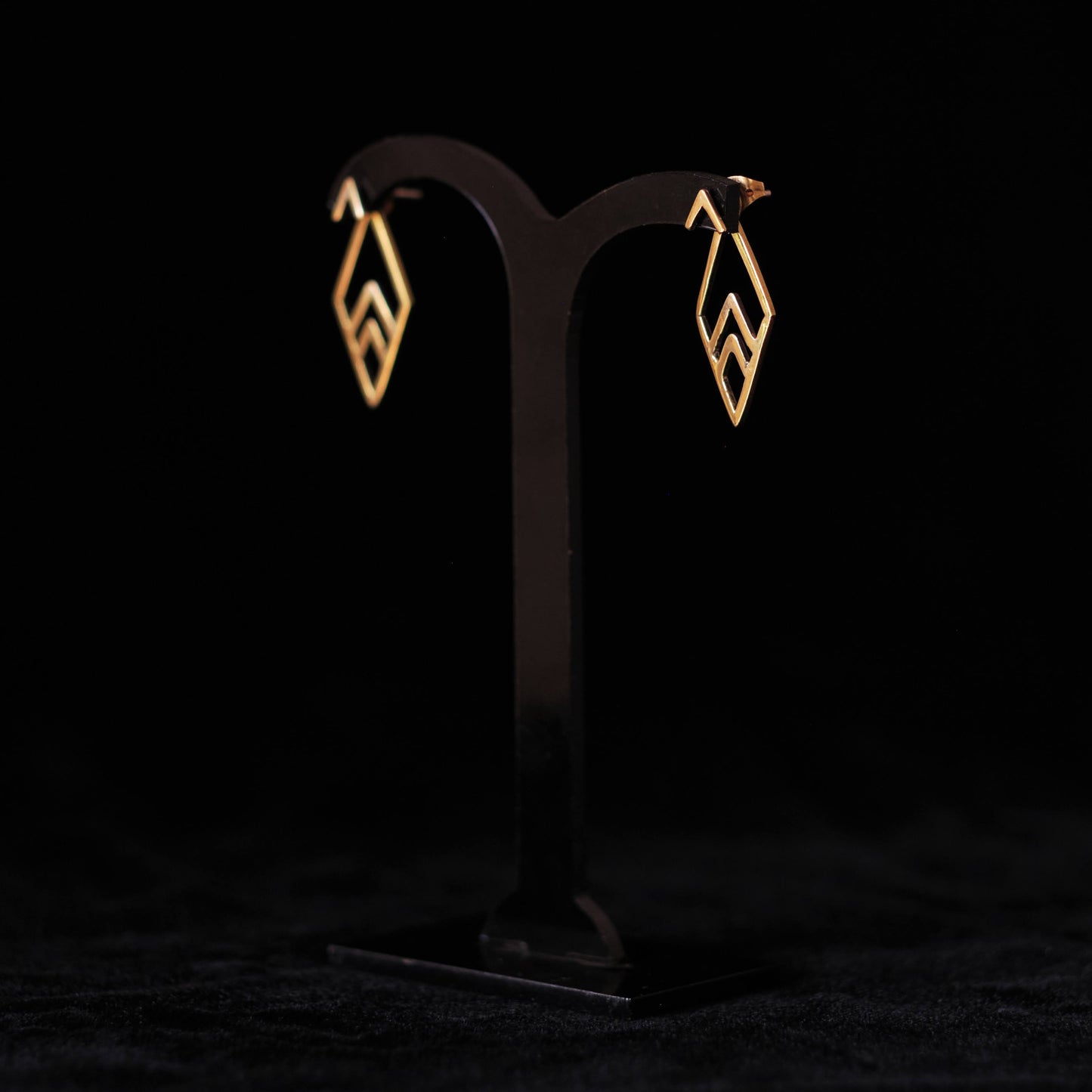 Double Imigongo earring