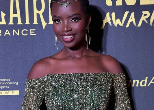 IAmMariaBorges Shines in Ktsobe Jewelry at TRACE Awards in Kigali